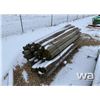 Image 2 : (32) 7 & 8 FT TREATED FENCE POSTS