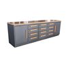 Image 1 : HEAVY DUTY 10 FT. WORK BENCH W/ BAMBOO TOP