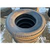 Image 3 : (4) GRIZZLY 11R24.5 TRUCK STEERING TIRES