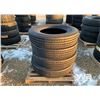 Image 2 : (4) GRIZZLY 11R24.5 TRUCK  STEERING TIRES