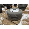Image 2 : (2) IRONMAN 1-601 11R24.5 TRUCK TIRES & RIMS