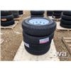 Image 2 : (4) 235/80R16 TRAILER TIRES & RIMS