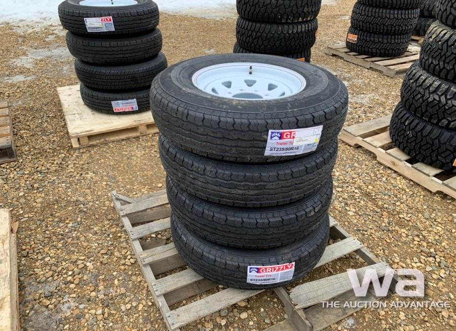 4 235 80R16 TRAILER TIRES RIMS 4-235-80r16-trailer-tires-rims