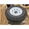 Image 3 : (4) 235/80R16 TRAILER TIRES & RIMS