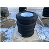 Image 2 : (4) 225/75R15 TRAILER TIRES & RIMS