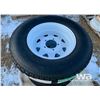 Image 3 : (4) 225/75R15 TRAILER TIRES & RIMS