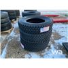 Image 2 : (4) KAPSEN 11R24.5 DRIVE TIRES