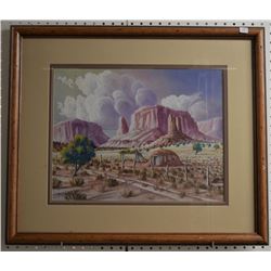 NAVAJO INDIAN PAINTING ( ROBERT DRAPER)