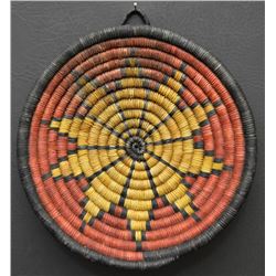 HOPI INDIAN BASKETRY PLAQUE