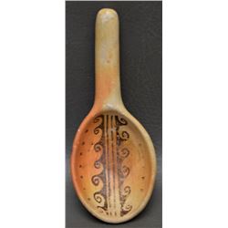 HOPI INDIAN POTTERY LADLE