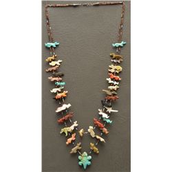 PUEBLO INDIAN FETISH NECKLACE