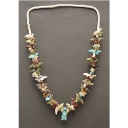 PUEBLO INDIAN STACK FETISH NECKLACE