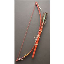 HOPI INDIAN DANCE BOW AND ARROWS