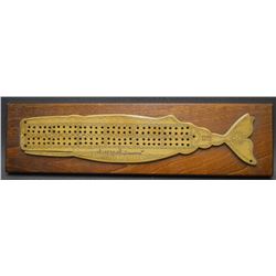 ESKIMO INDIAN CRIBBAGE BOARD