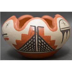 SANTA ANA INDIAN POTTERY BOWL