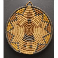 HOPI INDIAN BASKETRY PLAQUE