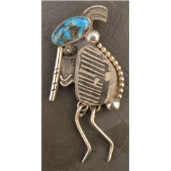 NAVAJO INDIAN PIN/PENDENT
