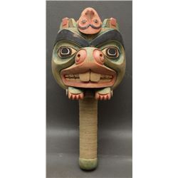 WOODEN DECORATIVE RATTLE
