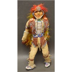 PLAINS INDIAN HIDE DOLL