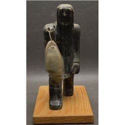 ESKIMO INDIAN SOAP STONE FIGURE