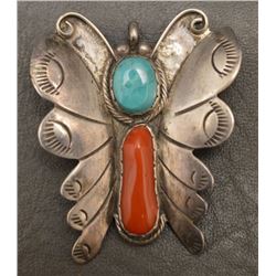 NAVAJO INDIAN PIN/PENDENT (RAY TRACEY)