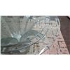 Image 8 : Lalique France 'Cactus' Crystal Table (one leaf has slight chip, chipped piece included)