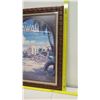 Image 8 : Large Framed Hawaii Land of Surf & Sunshine Waikiki Print 34" x 46"