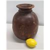 Image 2 : Wooden Carved Vessel, Made in India 10" x 13"