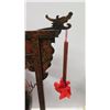 Image 8 : Large Vintage Oriental Gong w/ Painted Wooden Stand, 2 Mallets 31" x 46"