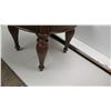 Image 8 : Round Wooden Table w/ Tapered Legs & Woven Rattan Accent 27"Dia x 24"H