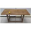Image 2 : Antique Ditressed Wooden Farm Table 56" x 25" x 27"H