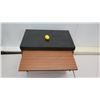 Image 8 : Modern Design Kreiss Collection 2-Drawer Chest w/ Black Top & Pull-Out Desk 34" x 24" x 27"H