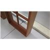 Image 8 : Qty 2 Wood Framed Glass Panels w/ 8 Sections 26" x 66"H