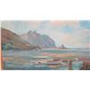 Image 8 : Large Framed Original Acrylic Painting on Canvas, Windward Oahu Ocean Scene, by Mark Brown, Signed 4