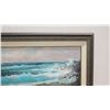 Image 8 : Framed Original Painting on Canvas "Makapuu Tides" by Ed Furuike '87, Signed 45" x 33"