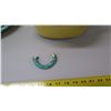 Image 8 : Yellow Italian Soup Tureen (or Biscotti Jar) w/ Bird Motif 10" x 9" (1 Handle Broken), Made in Italy
