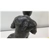 Image 8 : Wrought Iron Football Player Figure on Stand, w/ Inscription Plate 12"W x 16"H