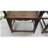Image 8 : Qty 2 Antique Carved Horseshoe Chairs w/ Woven Seats 23" x 17" x 40"H
