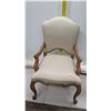 Image 23 : Qty 4 Kreiss Collection Queen Anne Style Chairs w/ Curved Wood Legs 24" x 24" x 43"H