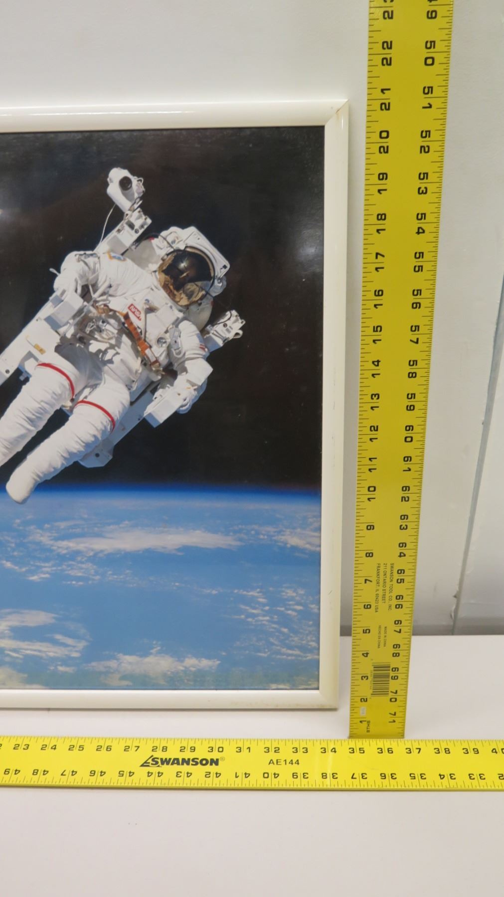Frame Nasa Qty 2 Framed NASA Photographic Images - Rocket Launch and Astronaut ...
