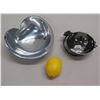 Image 2 : Round 'Michale Aram' Bowl  & Heart-Shaped Bowl by Sean O'Hara (Nambe 543)