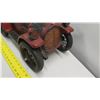 Image 8 : Large Vintage Wood Carved Reprocrafters MCMXCV Black Red Roadster Car 21" Long