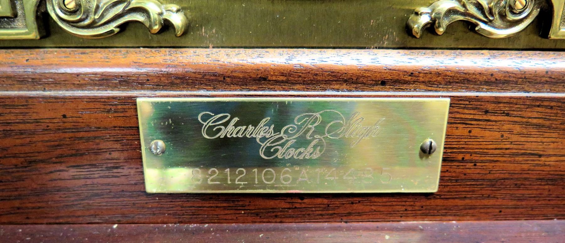 Charles R. Sligh Charles R. Sligh Wooden Grandfather Pendulum Clock 8212106A14485 (21.5 ...