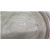 Image 8 : Round 'Famille Rose' Asian Bowl, Pagoda Motif, Tag on Bottom 16" x 7"H