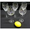 Image 2 : Qty 5 Stemmed Wine Glasses