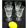 Image 2 : Qty 4 Cut Glass Crystal Parfait Dessert Glasses