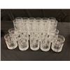 Image 1 : Qty 12 'Polo by Ralph Lauren' Glen Plaid Crystal Beverageware