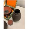 Image 8 : 4-Piece Asian Clay Teapot Set with Decorative Box