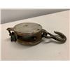 Image 8 : Qty 2 Antique Block & Tackles & Small Metal Whale Figure