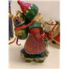 Image 8 : Qty 4 Santa Claus Christmas Holiday Figurines